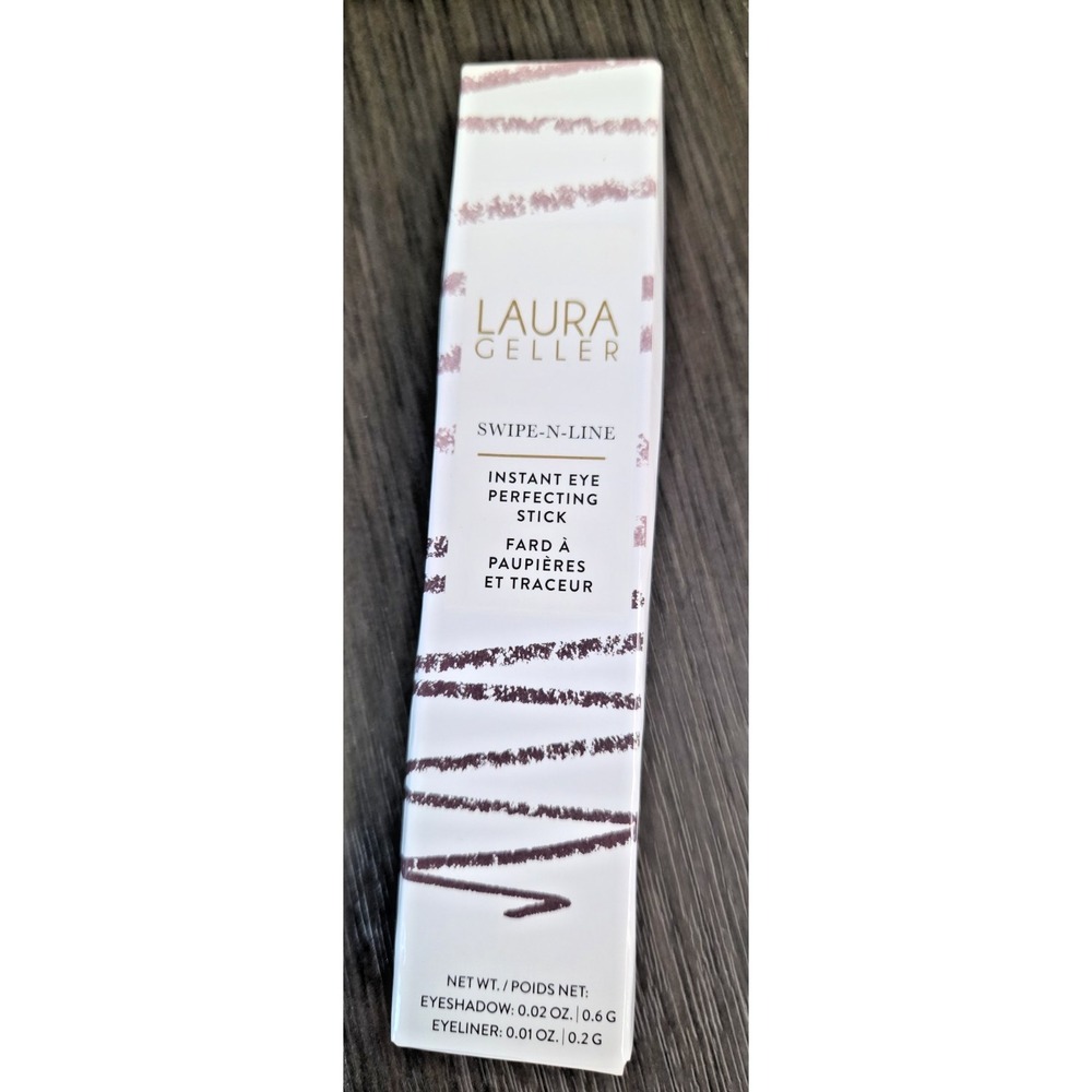 LAURA GELLER SWIPE-N-LINE Instant Eye PerfectIng Stick GLAM Eyeshadow Liner Plum